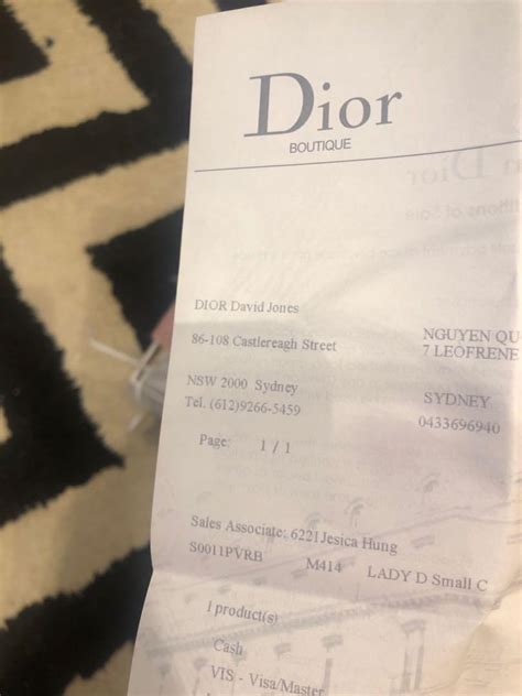 christian dior receipt|dior next day delivery.